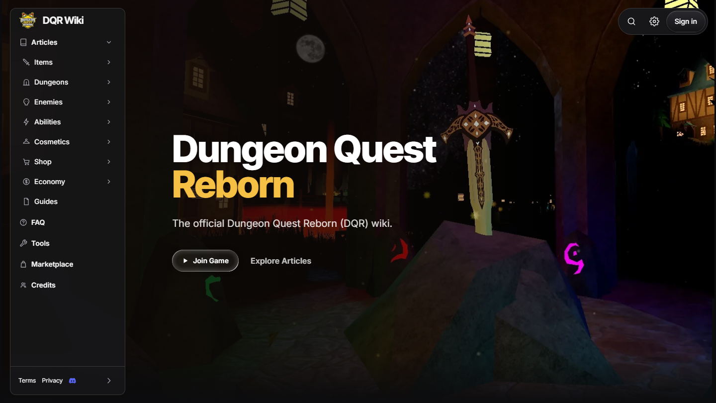 DQR Wiki preview